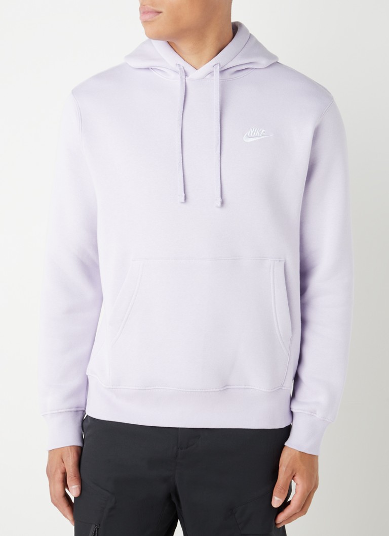 Nike - Hoodie met logoborduring - Violet