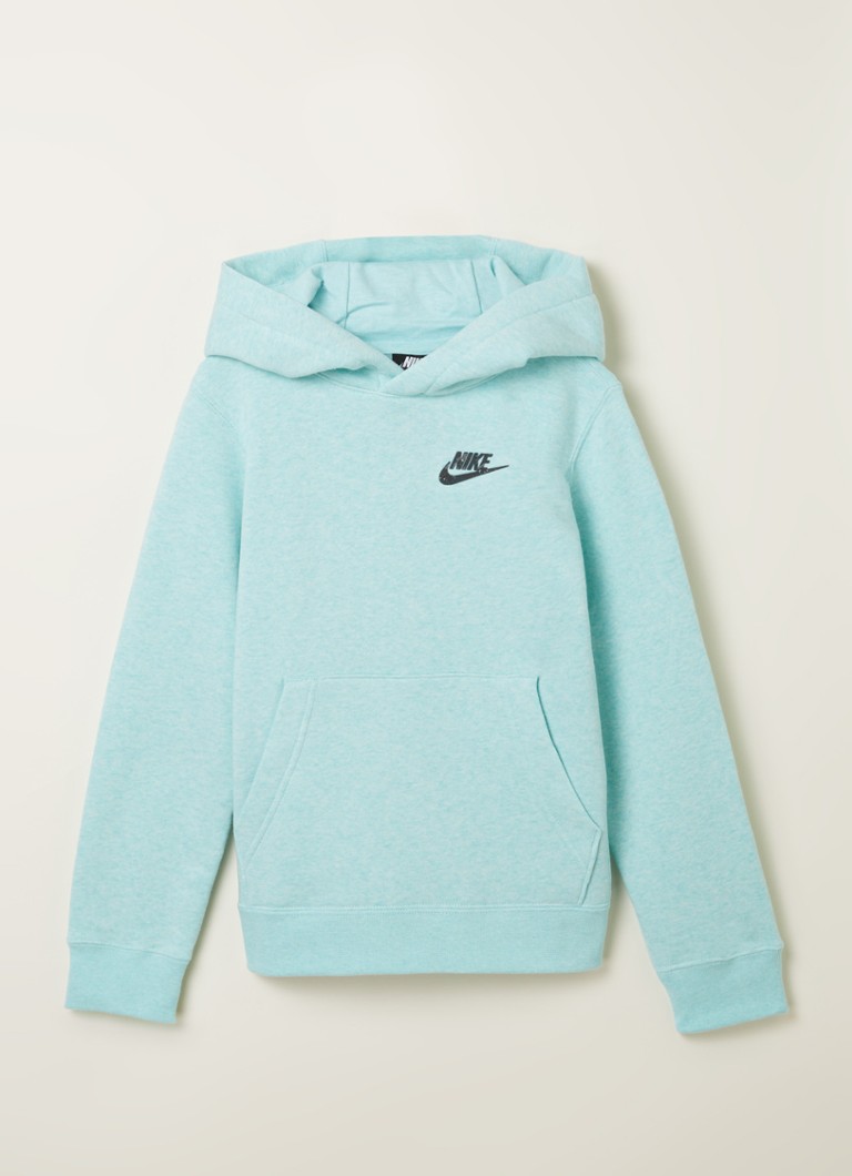 Nike Hoodie met logoprint • Mint • de Bijenkorf