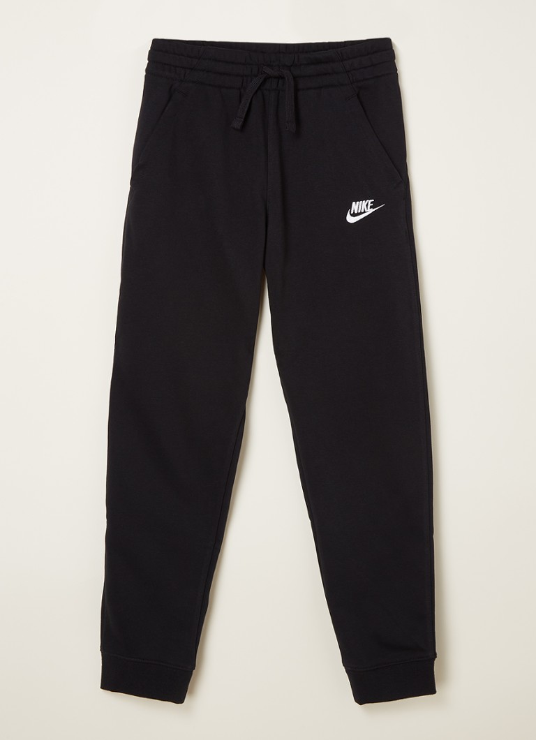 Nike - Joggingbroek met logoborduring en steekzakken - Zwart