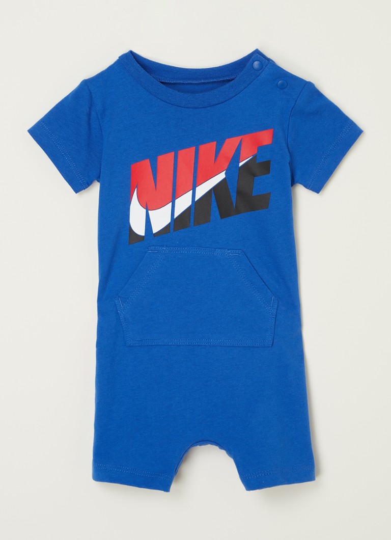 Nike - Romper met logoprint - Kobaltblauw