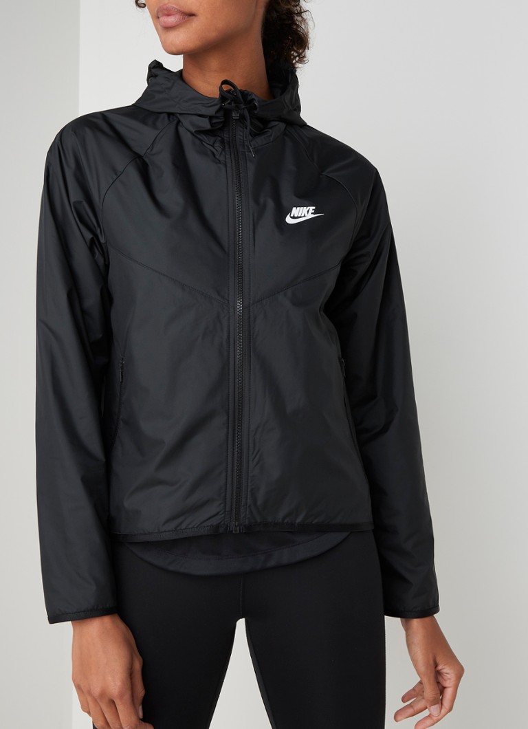 Verdorie begaan Pilfer Nike Sportswear windjack met capuchon • Zwart • de Bijenkorf