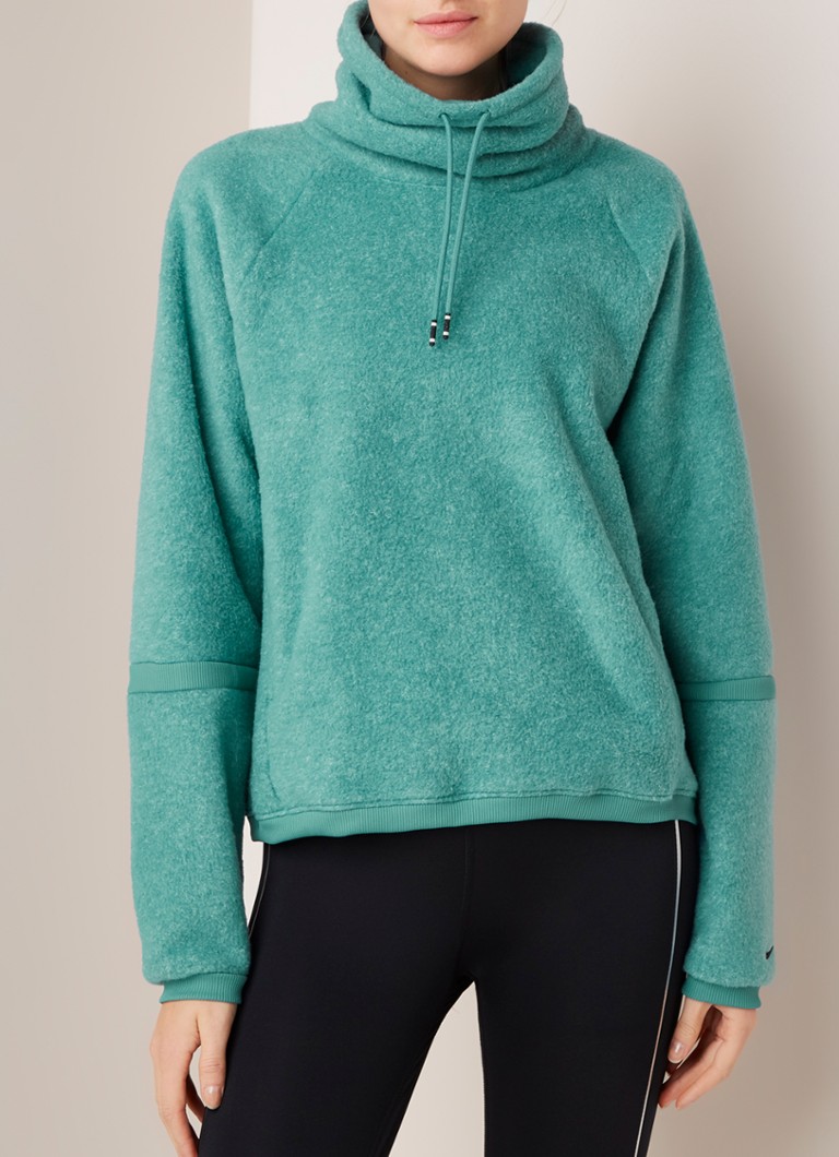 Nike Sweater van fleece met Therma • Zeegroen • de Bijenkorf