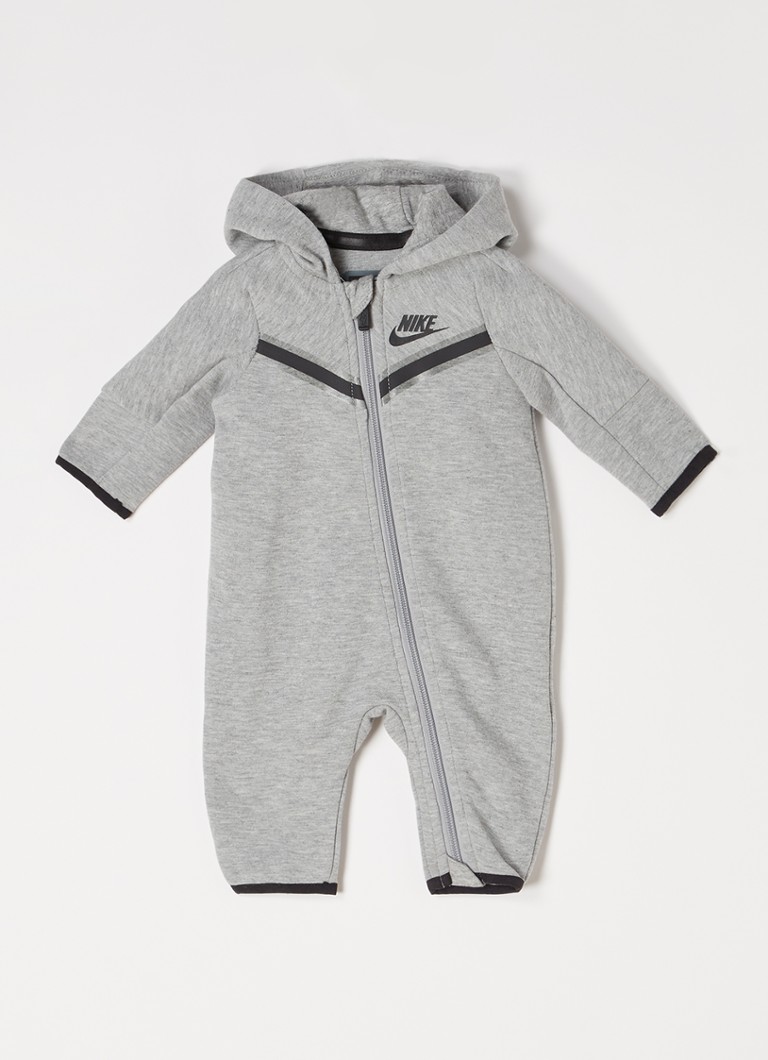 zich zorgen maken Met name het ergste Nike Tech Fleece babypak met logoprint en capuchon • Middengrijs • de  Bijenkorf