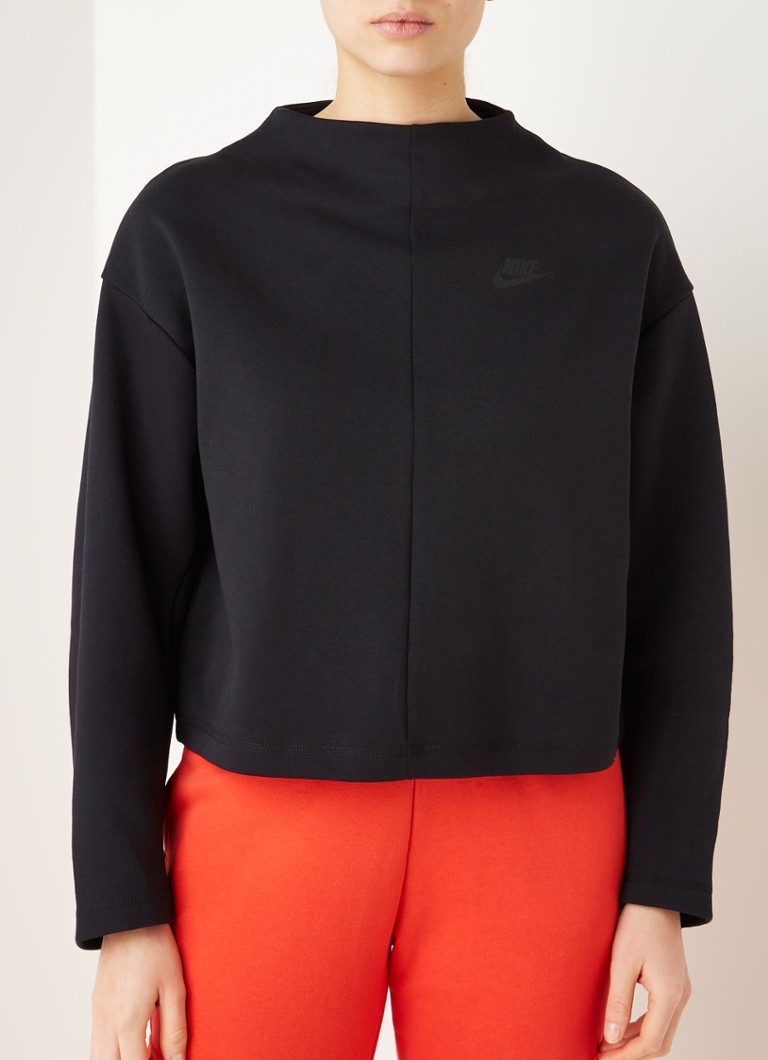 Nike Tech Fleece Sweater Met Logo • Zwart • De Bijenkorf