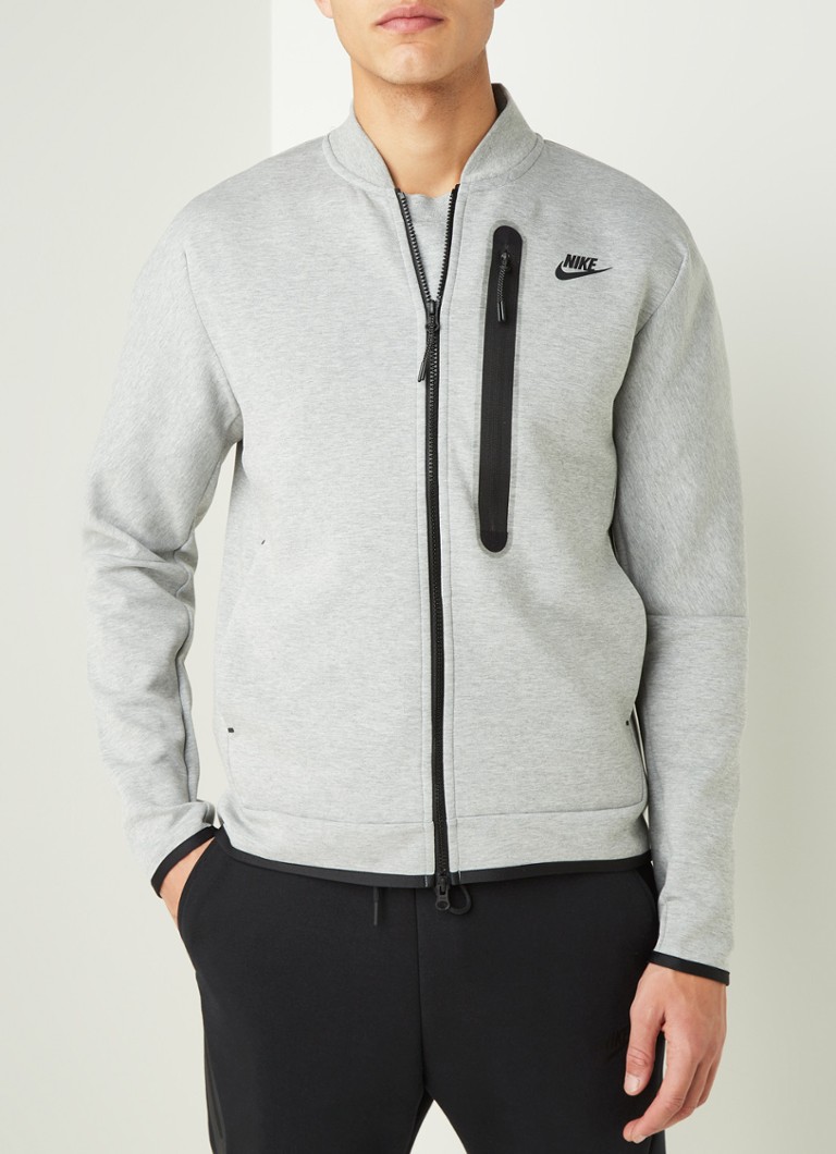 Nike Tech Fleece Sweatvest Van Fleece • Grijsmele • De Bijenkorf