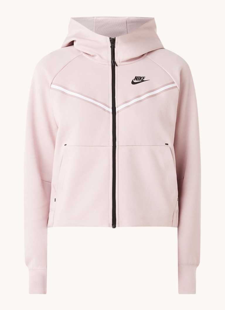 licht roze nike tech