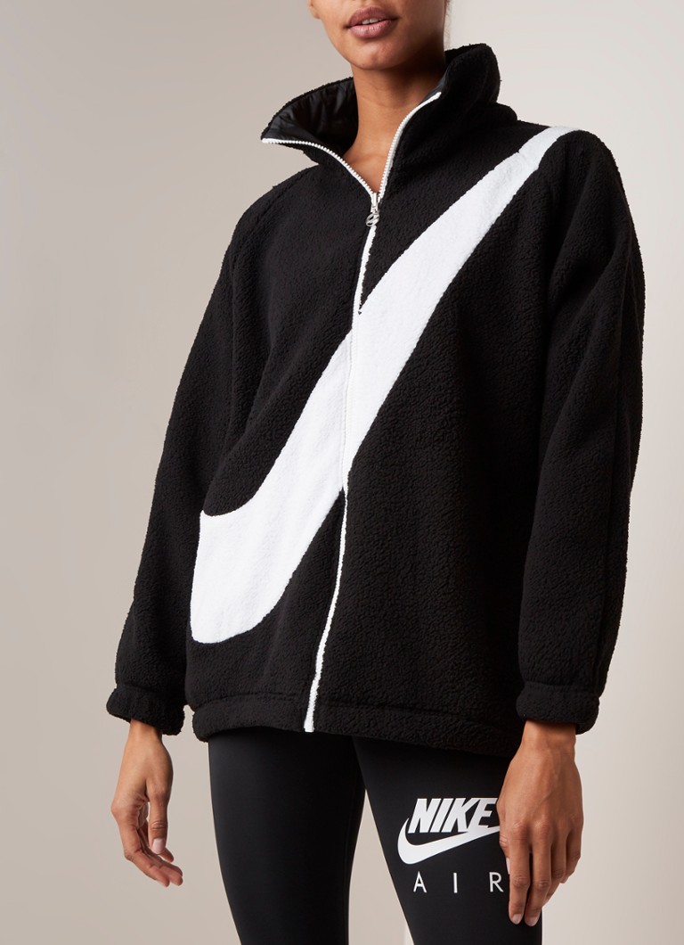 Nike Pink Teddy Fleece With Oversized Swoosh ubicaciondepersonas.cdmx