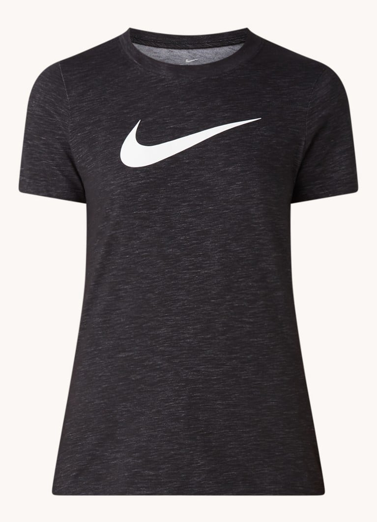 krab uitslag potlood Nike Trainings T-shirt met Dri-FIT en logoprint • Zwart • de Bijenkorf