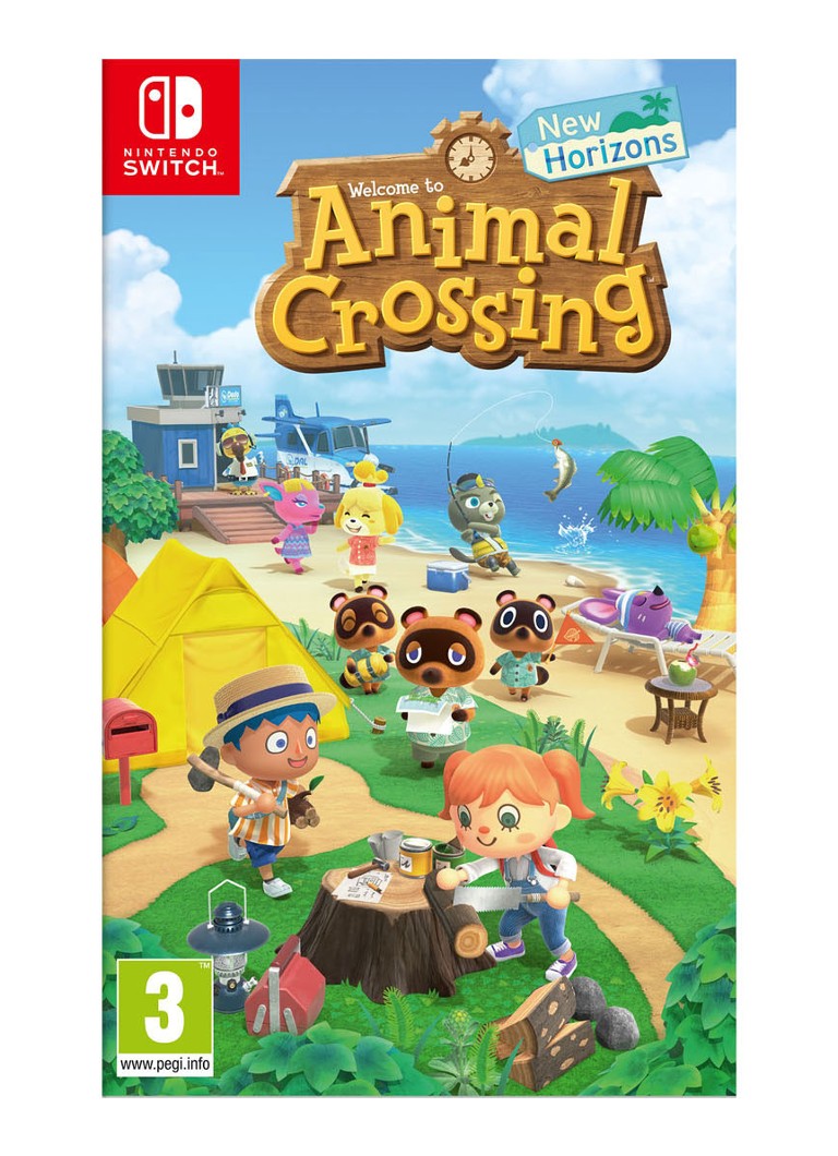 Nintendo - Animal Crossing New Horizons game - Nintendo Switch - Blauw