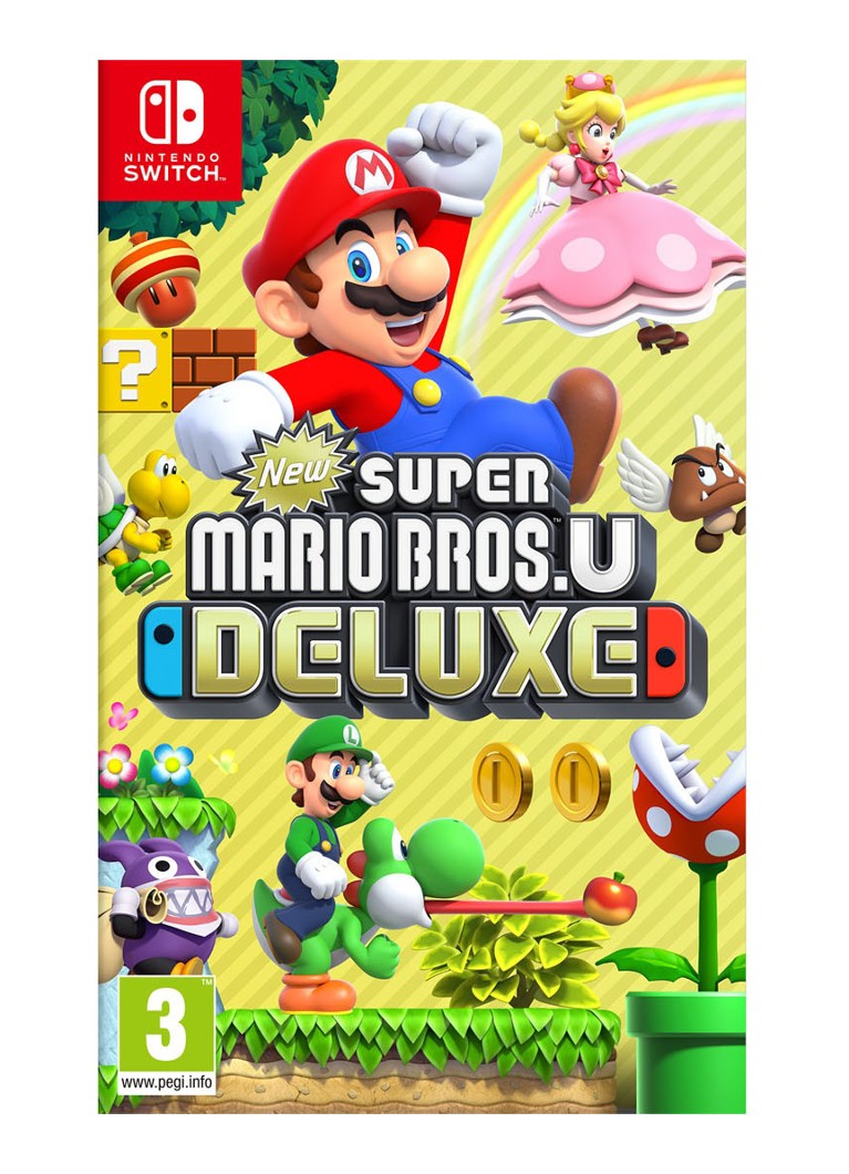 Nintendo - Super Mario Bros Deluxe game - Nintendo Switch - Rood
