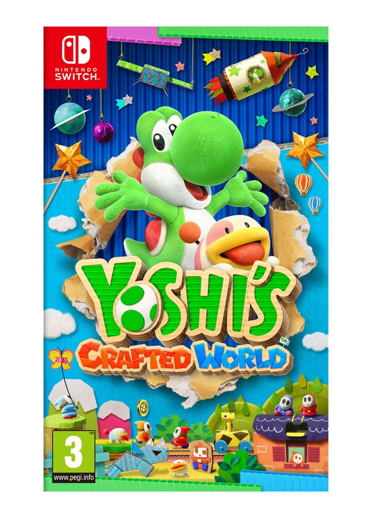 Nintendo - Yoshi's Crafted World game - Nintendo Switch - Rood