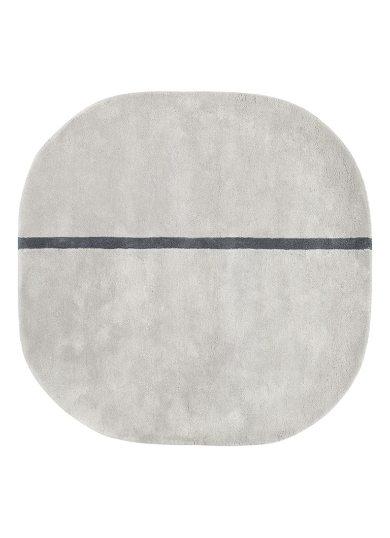 Normann Copenhagen - Oona vloerkleed 140x140 - Grijs