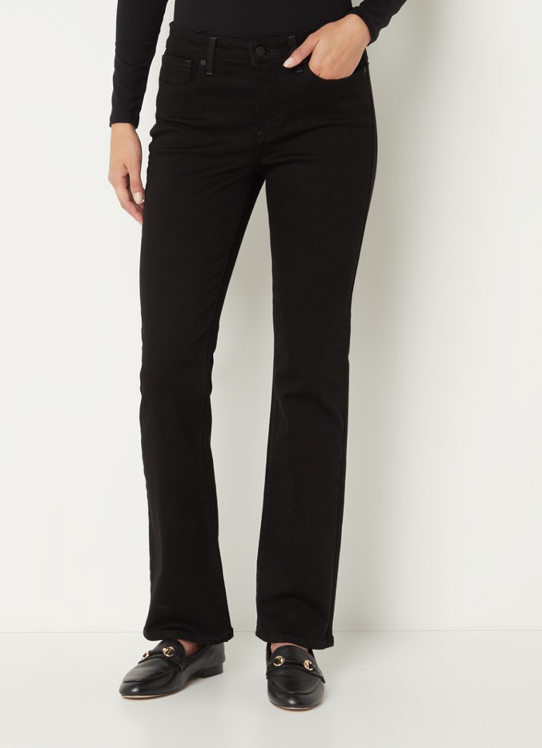 NYDJ - Barbara high waist bootcut jeans met stretch - Zwart