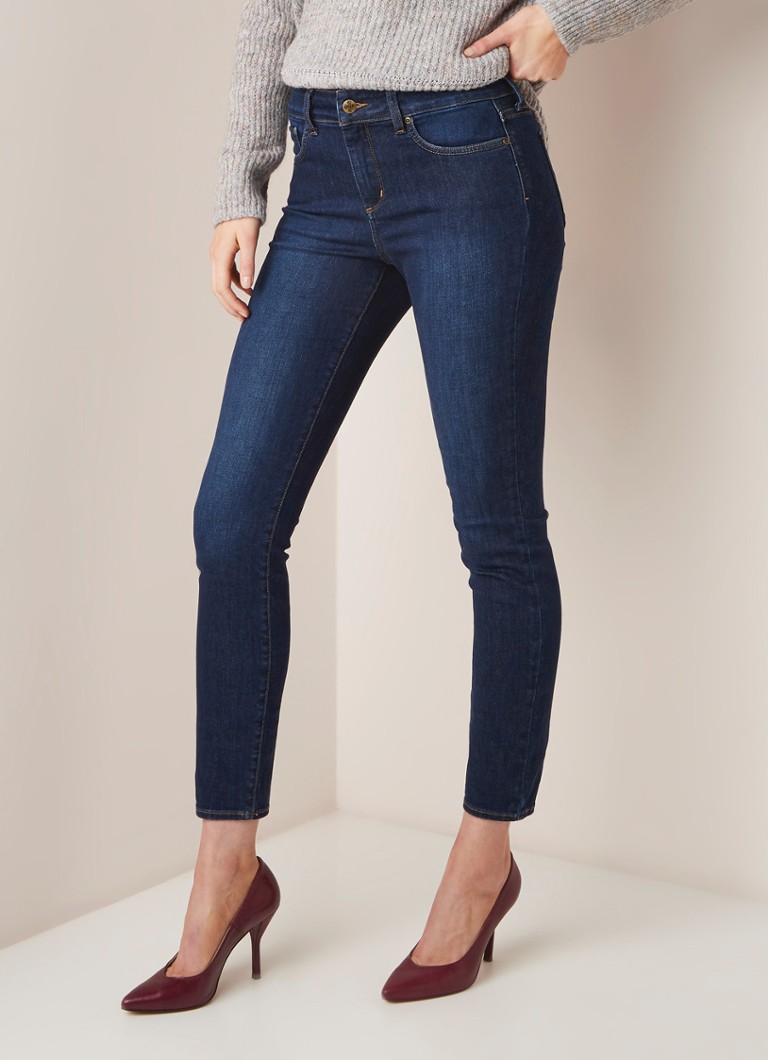 NYDJ - NYDJ Ami mid waist skinny fit jeans met donkere wassing - Jeans