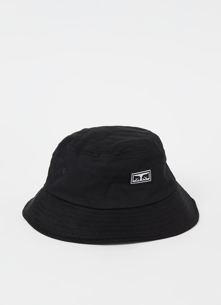 Obey - Icon Eyes II bucket hoed met logo - Zwart