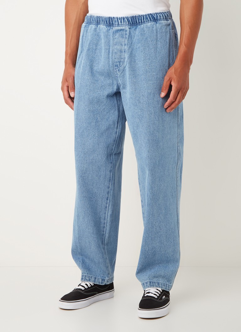 Obey - Loose fit jeans met medium wassing en steekzakken - Indigo