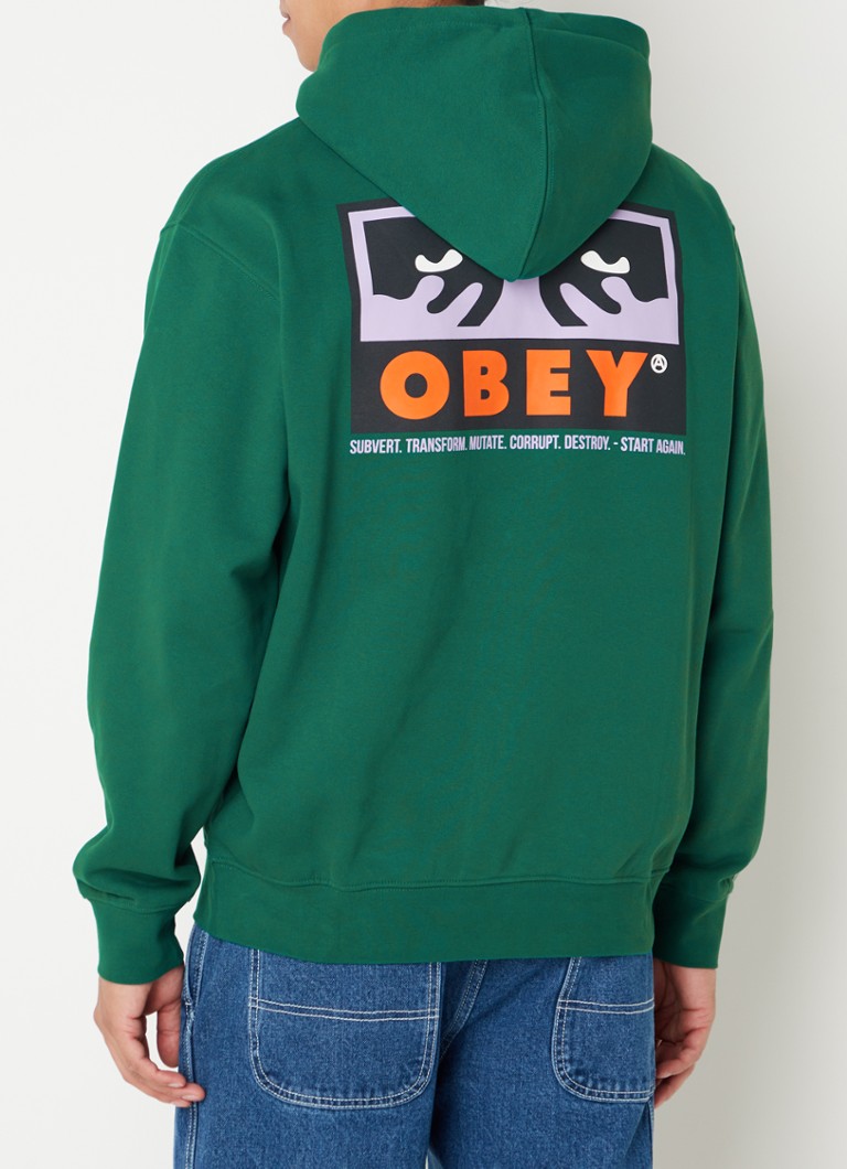Hooded Sweatshirt Obey Subvert Hoodie Obey Hubbs Hood Hoodies