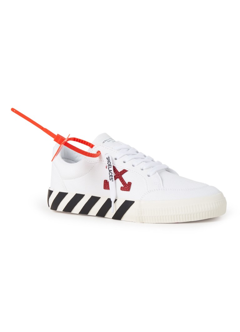 off white sneakers canvas