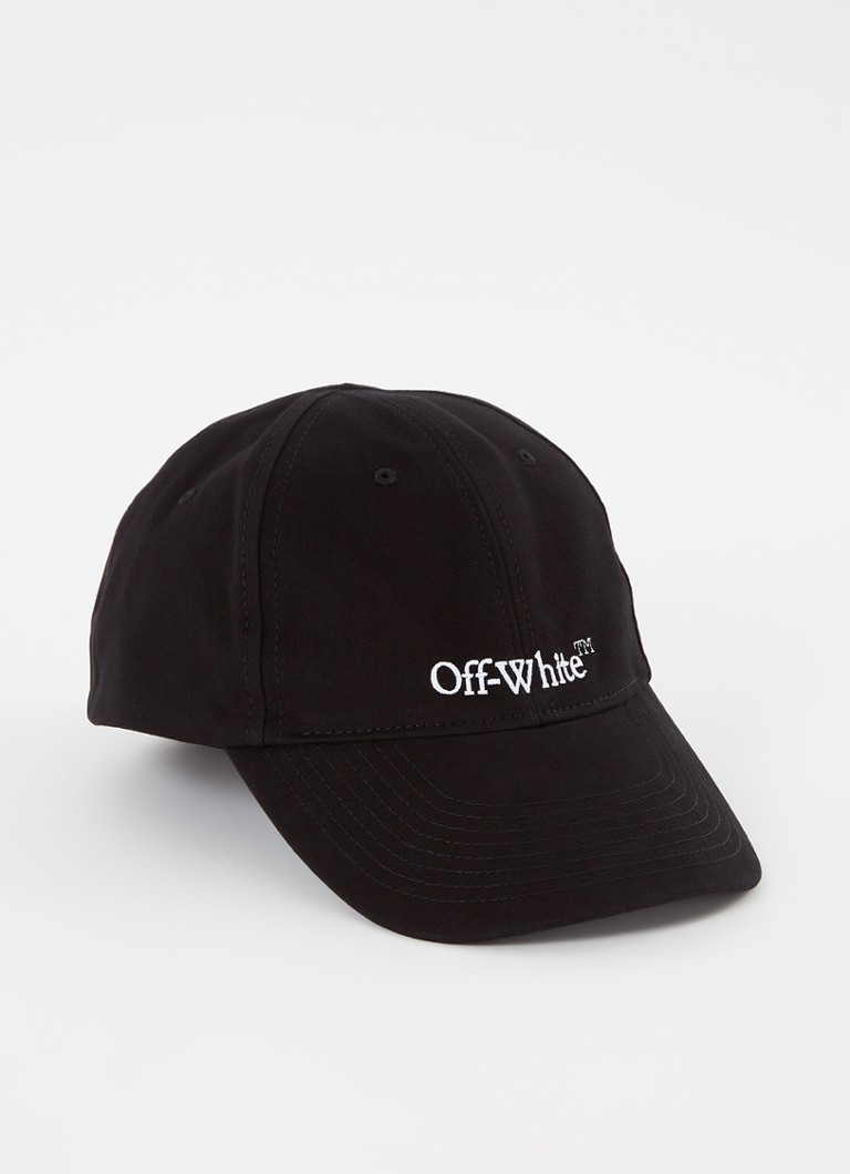 Off-White - Bookish pet met logo  - Zwart