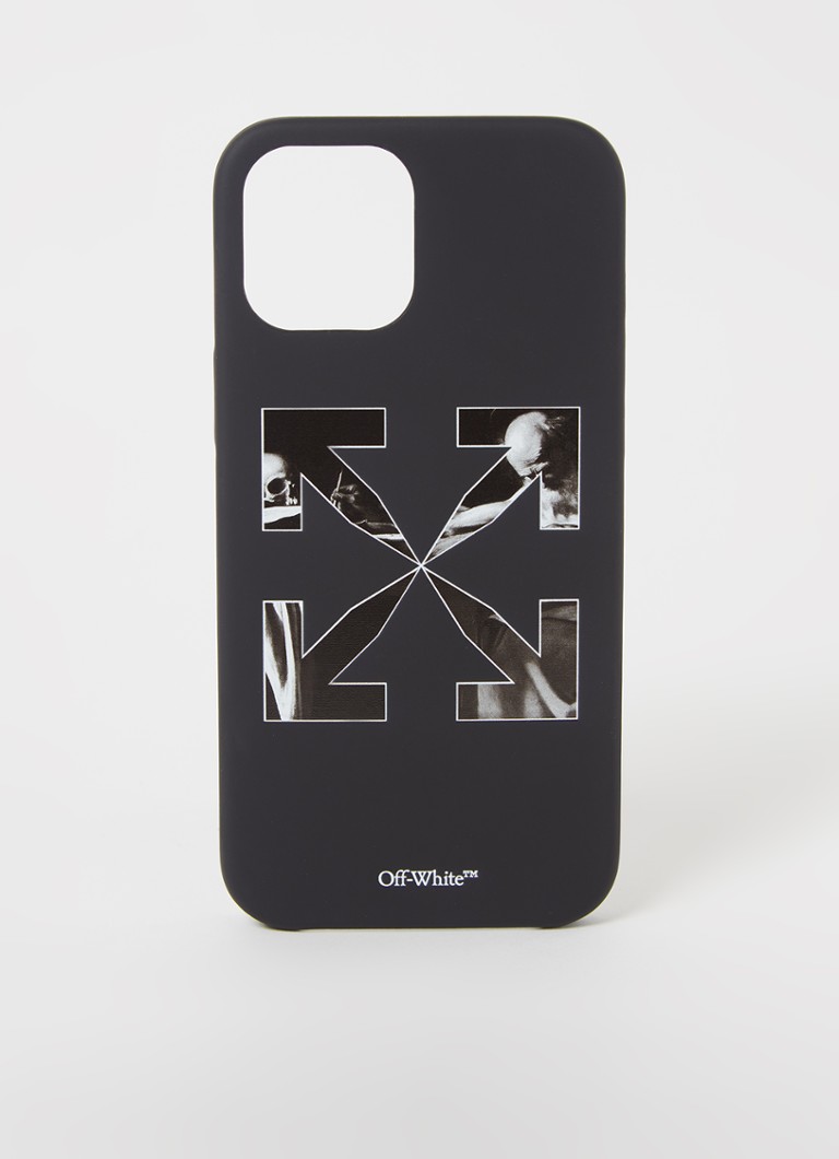 OffWhite Caravaggio Arrow telefoonhoes voor iPhone 12 Pro Max • Zwart