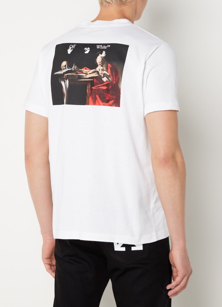 kennisgeving beetje dorp Off-White Caravaggio Paint T-shirt met logo- en backprint • Wit • de Bijenkorf kennisgeving beetje dorp Off-White Caravaggio Paint T-shirt met logo- en backprint • Wit • de Bijenkorf