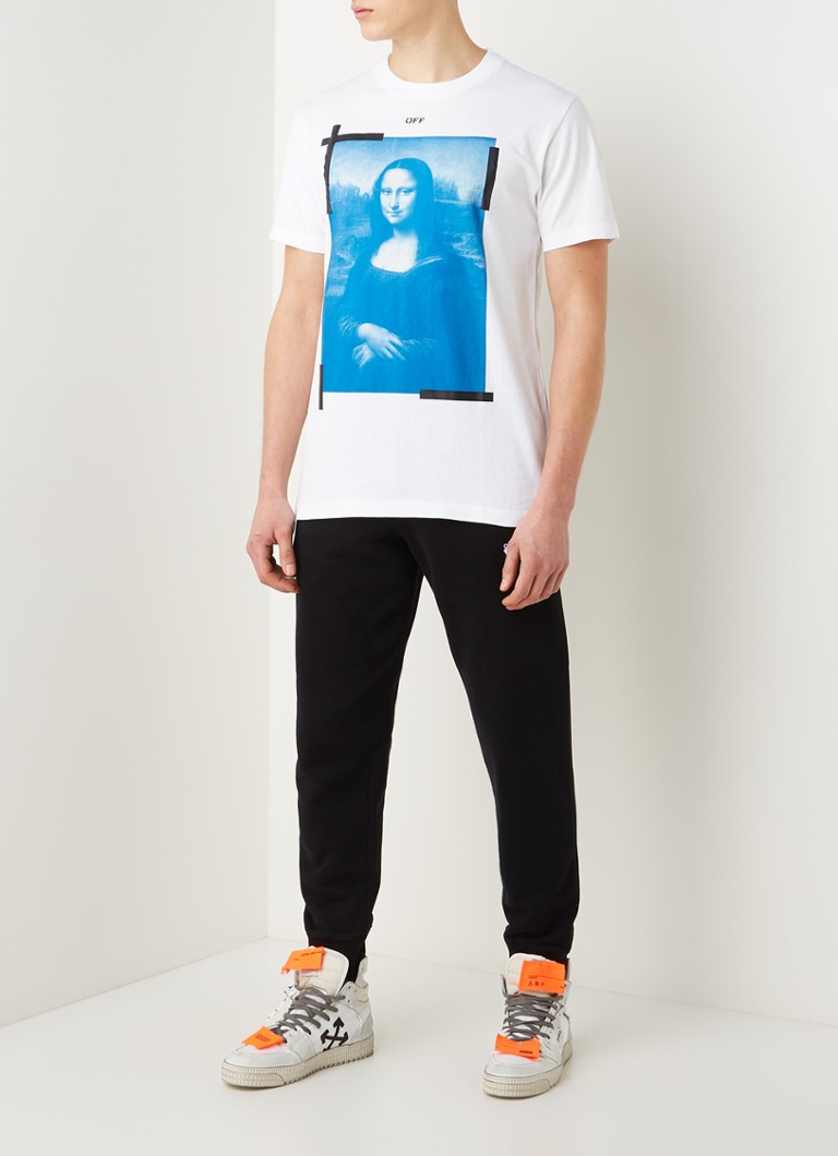 Off-White Lisa T-shirt met and backprint • Wit Bijenkorf
