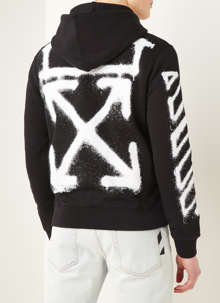 Off white spray marker hoodie clearance