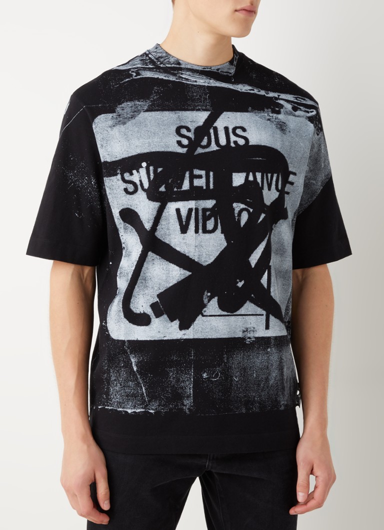 Off-White - Tomek Skate T-shirt met print - Zwart