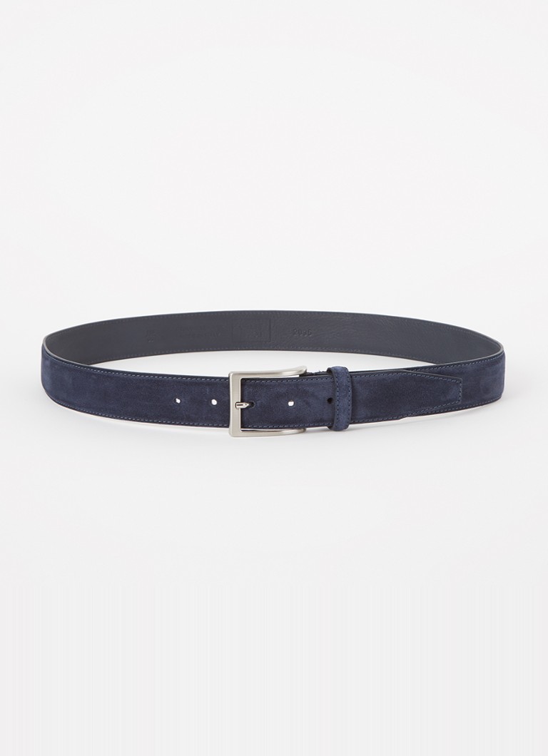 Officine Napoli - 2035 riem van suède - Blauw