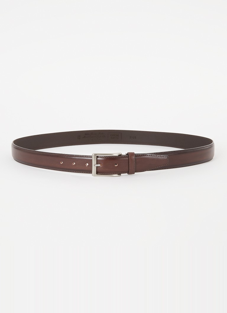 Officine Napoli - Riem van leer - Donkerbruin