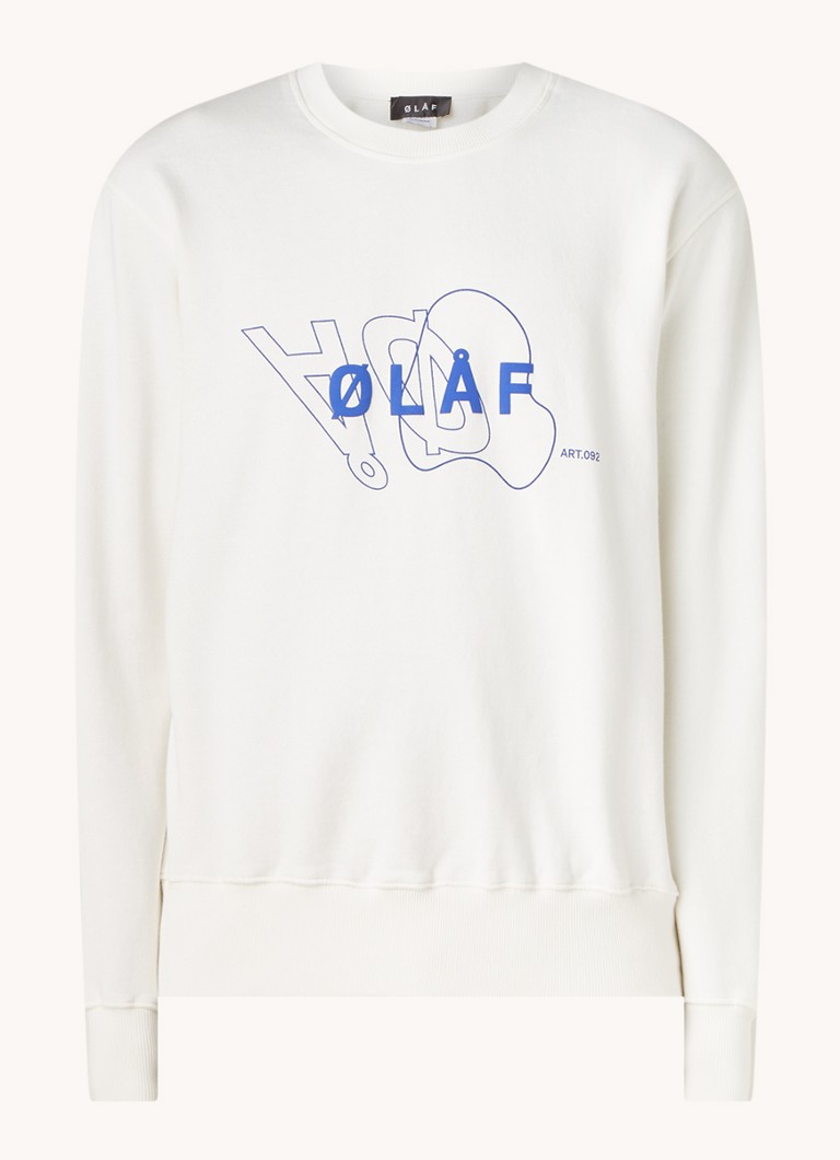 Kansen de wind is sterk Pakket OLAF Sweater met logoprint • Gebroken wit • de Bijenkorf