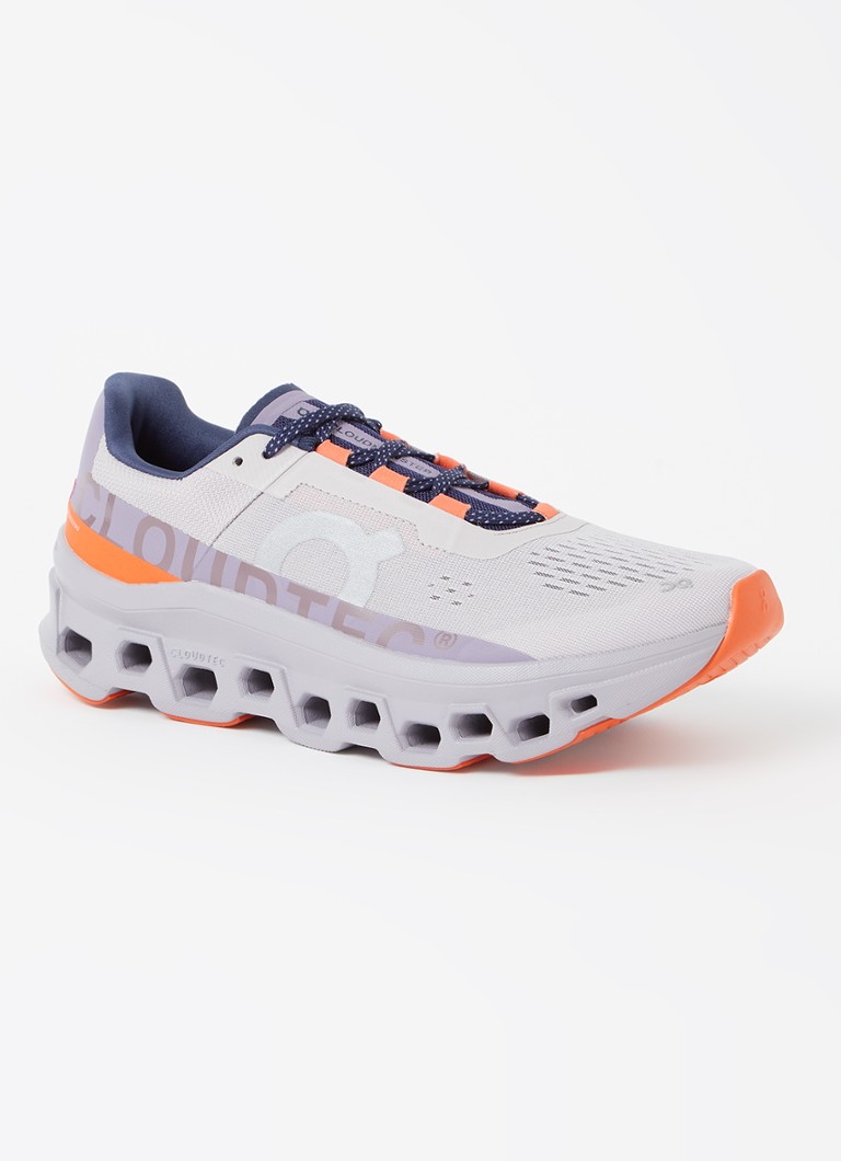 On - Cloudmonster sneaker met mesh details - Lichtpaars