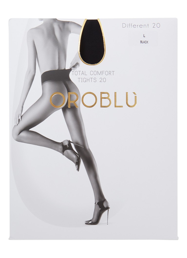 Oroblu - Different panty in 20 denier - Zwart