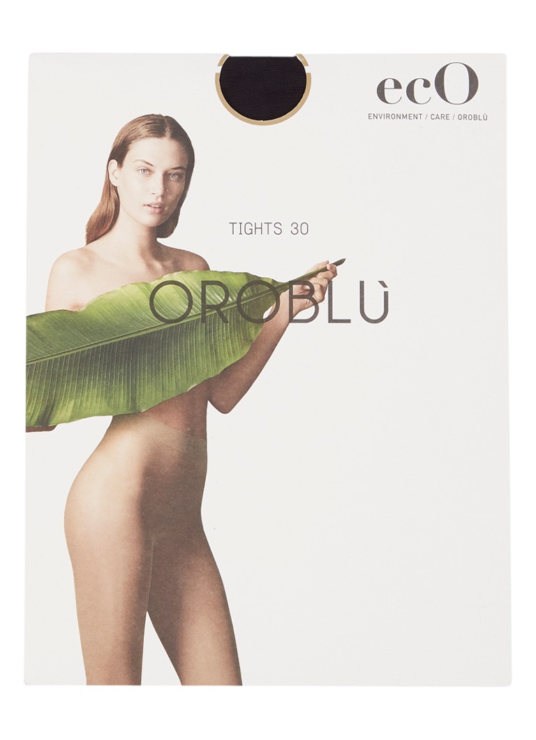Oroblu - Eco panty in 30 denier - Zwart