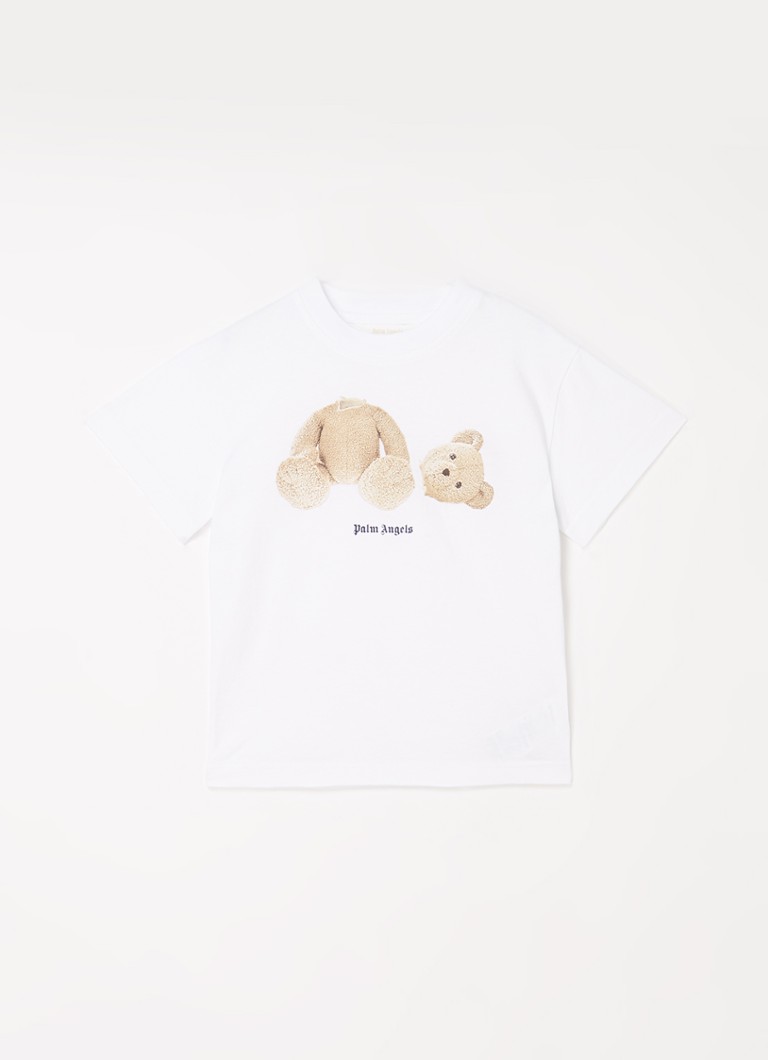 Palm Angels - Bear T-shirt met print - Wit