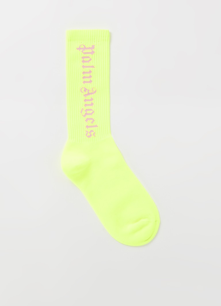 Palm Angels - Classic sokken met logo - Geel