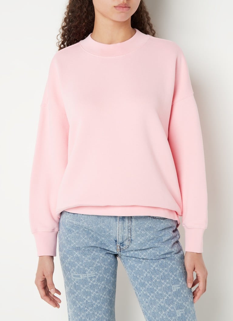 Palm Angels Sweater met backprint en stretch Lichtroze • de Bijenkorf