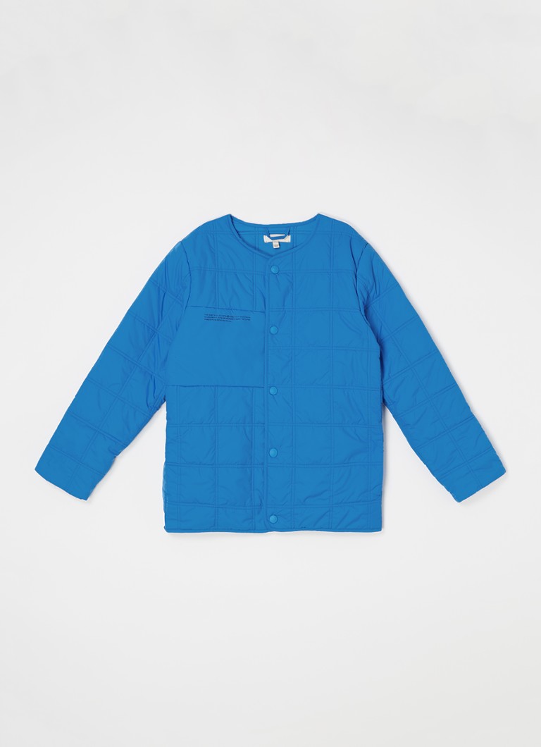 PANGAIA - Gewatteerde jack in lyocellblend met steekzakken - Blauw