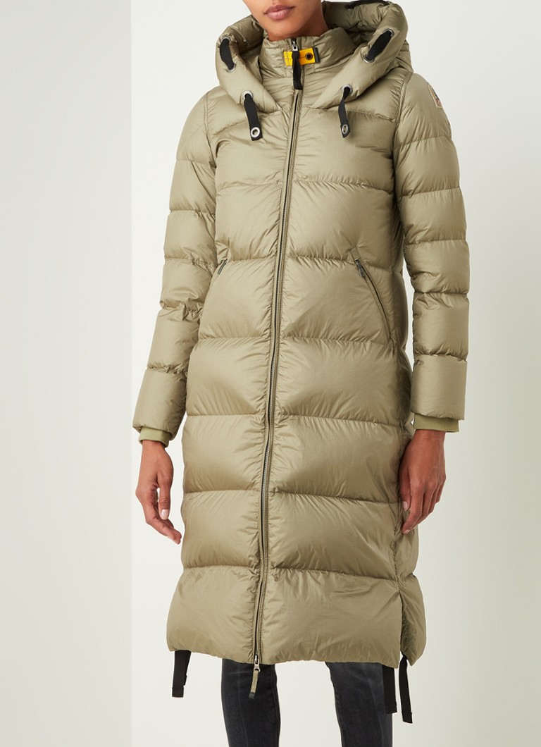 Parajumpers Panda gewatteerde parka met donsvulling en capuchon • Groen • de Bijenkorf