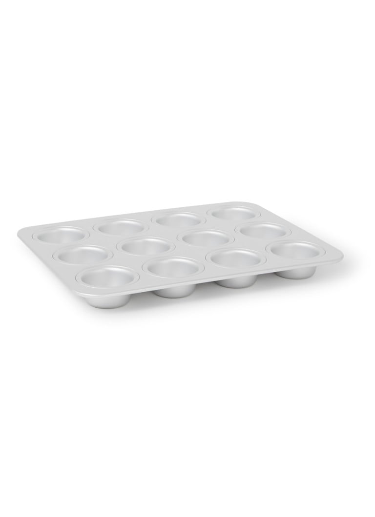 Patisse - Professional muffins bakvorm 12-vaks - Zilver