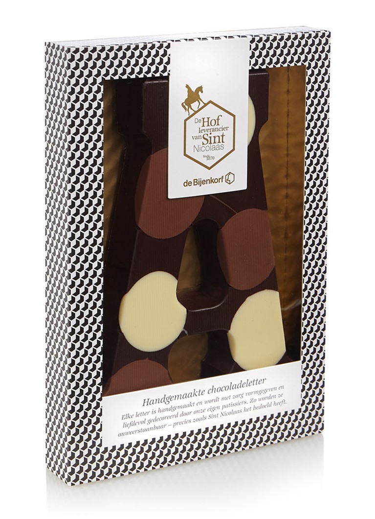bijenkorf chocoladeletter