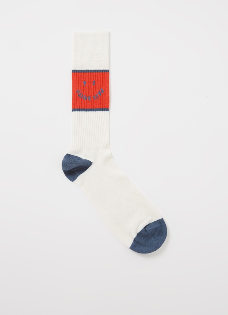 Paul Smith - Face sokken met print - Wit