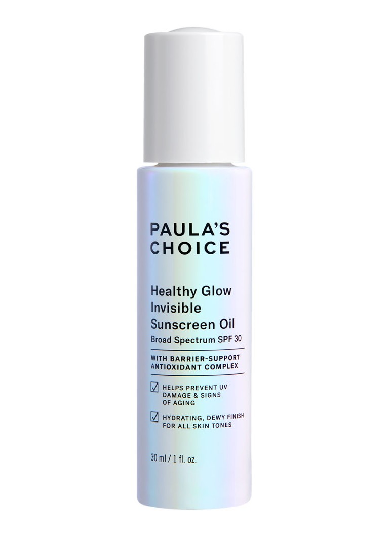 Paula's Choice Healthy Glow Invisible Sunscreen Oil SPF 30 zonnebrandolie voor het gezicht