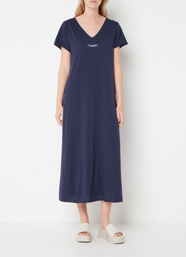 Kurzarm T-Shirt mit abstraktem Print für Damen in Blau - GERDA Kurzarm T-Shirt mit abstraktem Print für Damen in Blau - GERDA
