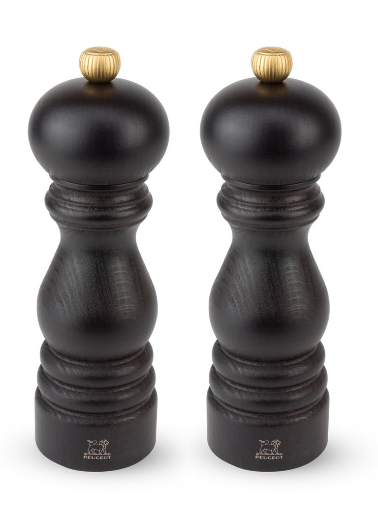 Peugeot - Paris peper- en zoutmolen 18 cm 2-delig - Donkerbruin
