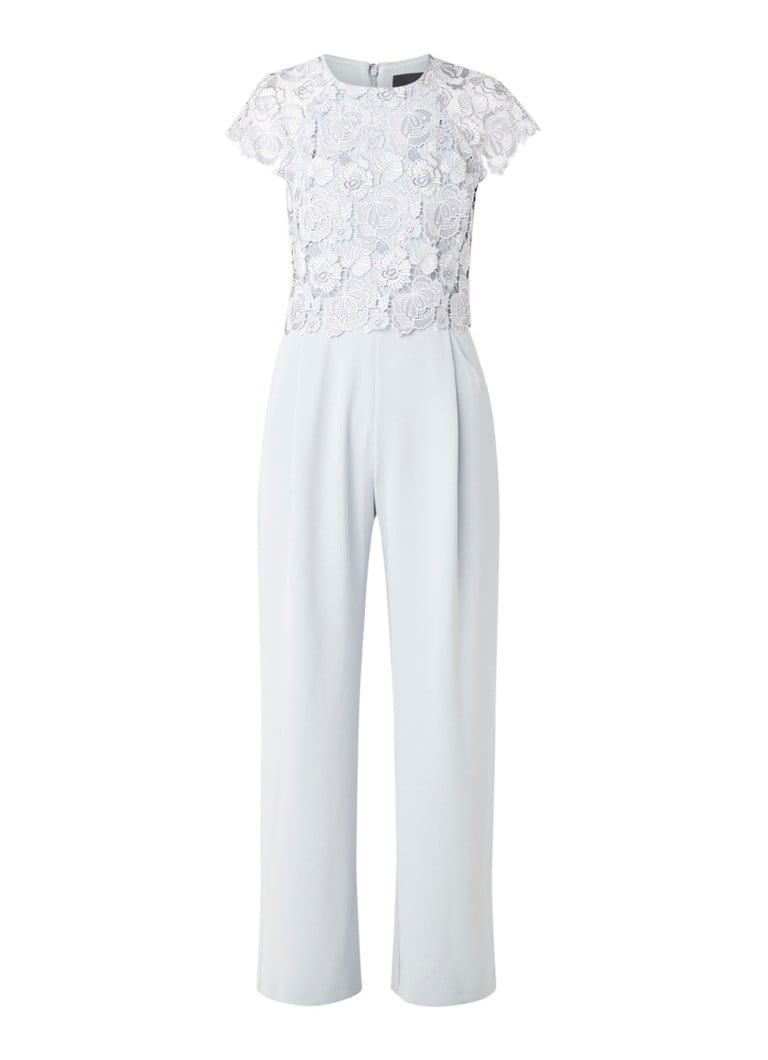 Phase Eight Brandie Loose Fit Jumpsuit Met Overlay Van Guipure