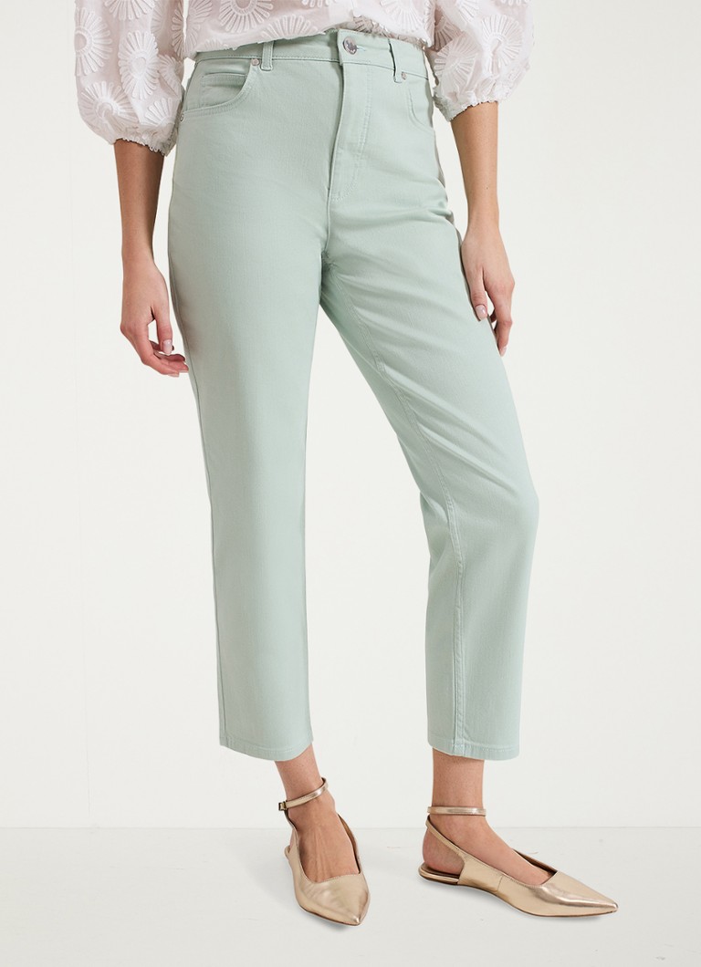 Phase Eight - Lindsey tapered cropped seans met steekzakken - Lichtgroen