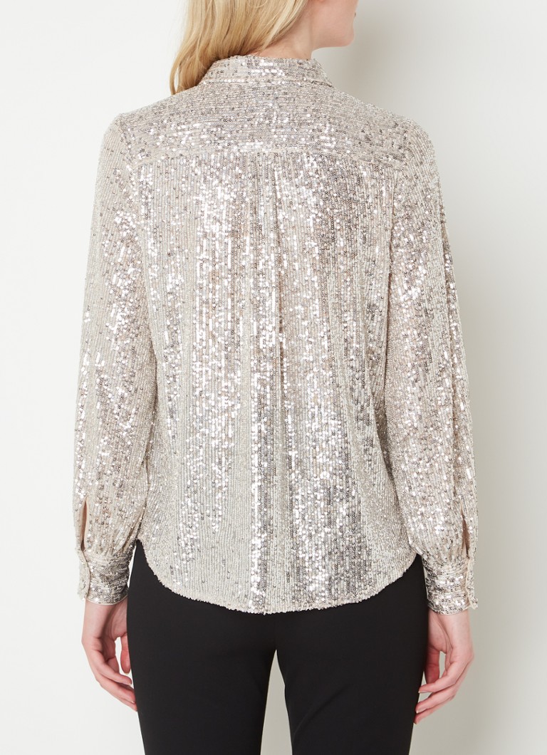 blouse met pailletjes