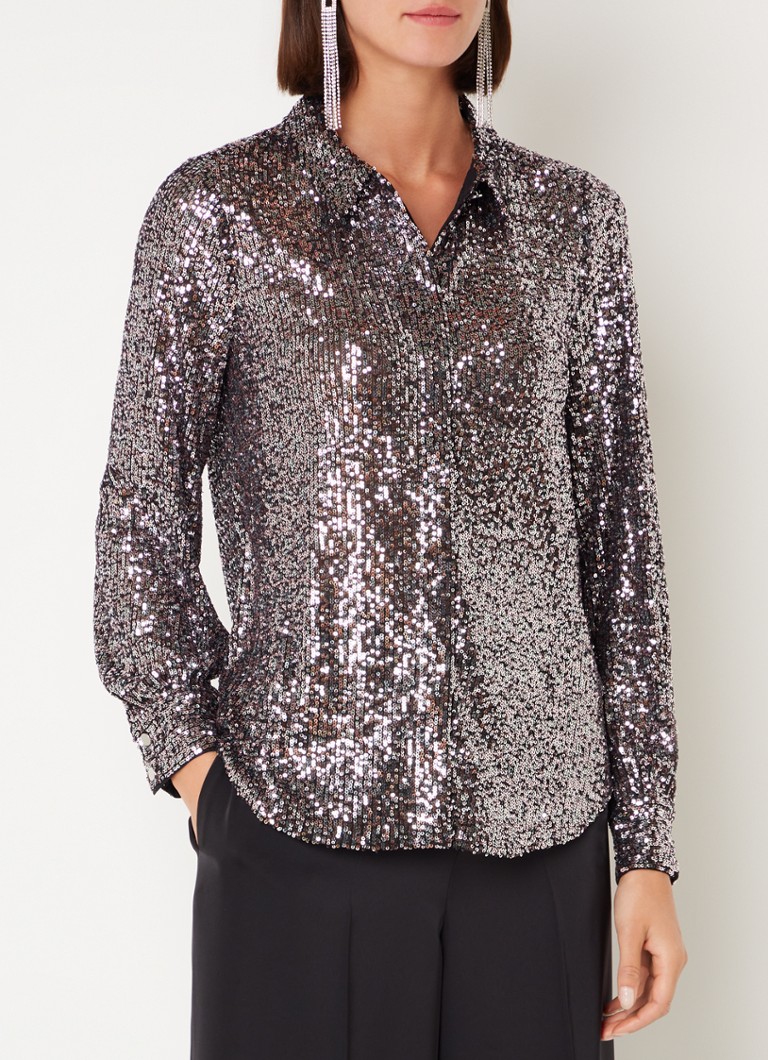 blouse met pailletjes