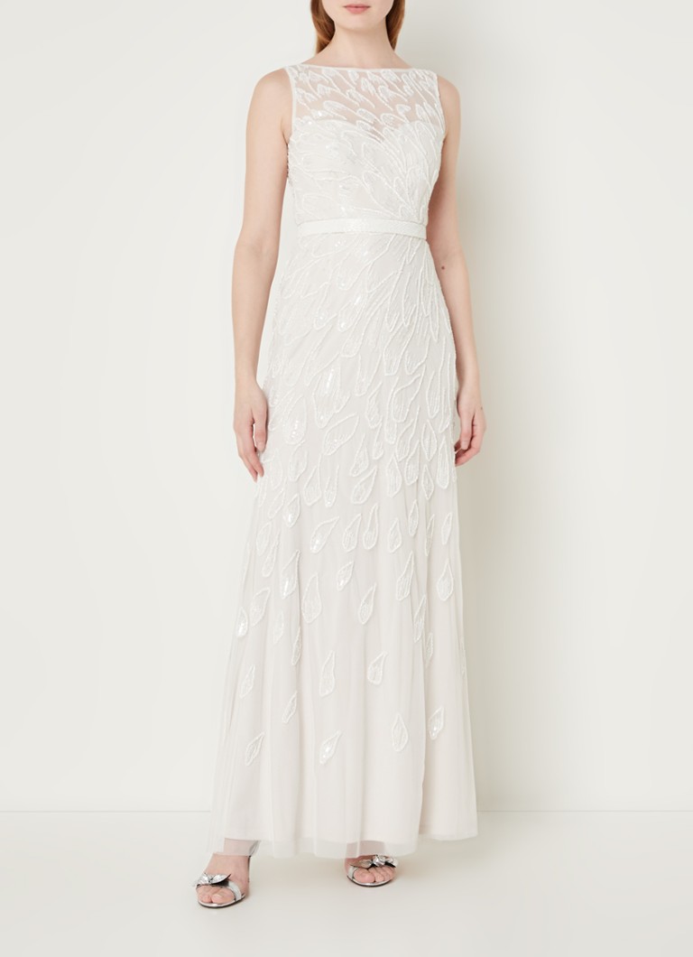 Phase Eight Ottilie trouwjurk met kralendecoratie • Ivoor • de Bijenkorf